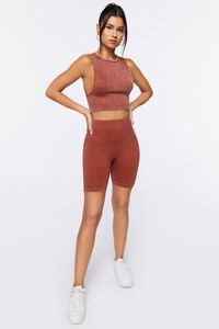 SIENNA Ribbed Knit Cropped Tank Top, image 4