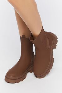 BROWN Lug-Sole Chelsea Boots, image 5