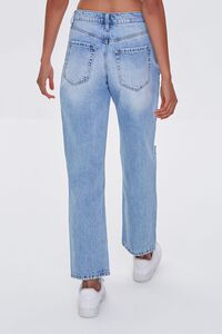 LIGHT DENIM Premium Distressed Boyfriend Jeans, image 4