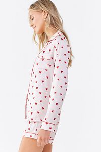 Heart Print Pajama Set, image 2