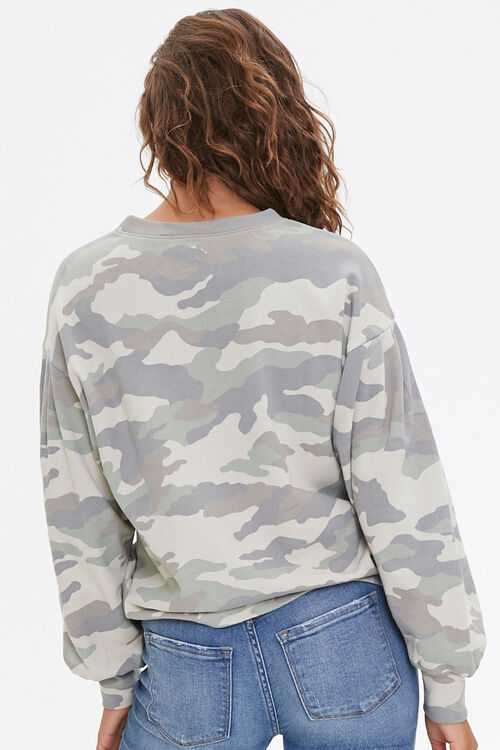 Camo French Terry Top