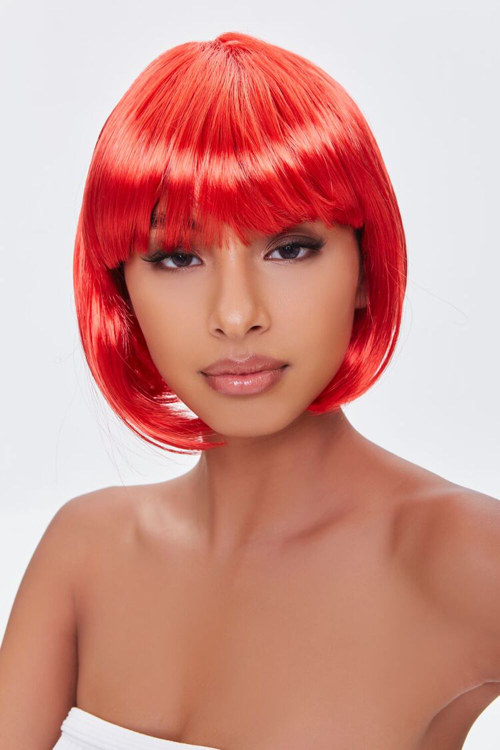 RED Synthetic Bob Wig, image 1