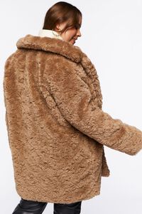 TAN Plus Size Plush Coat, image 3