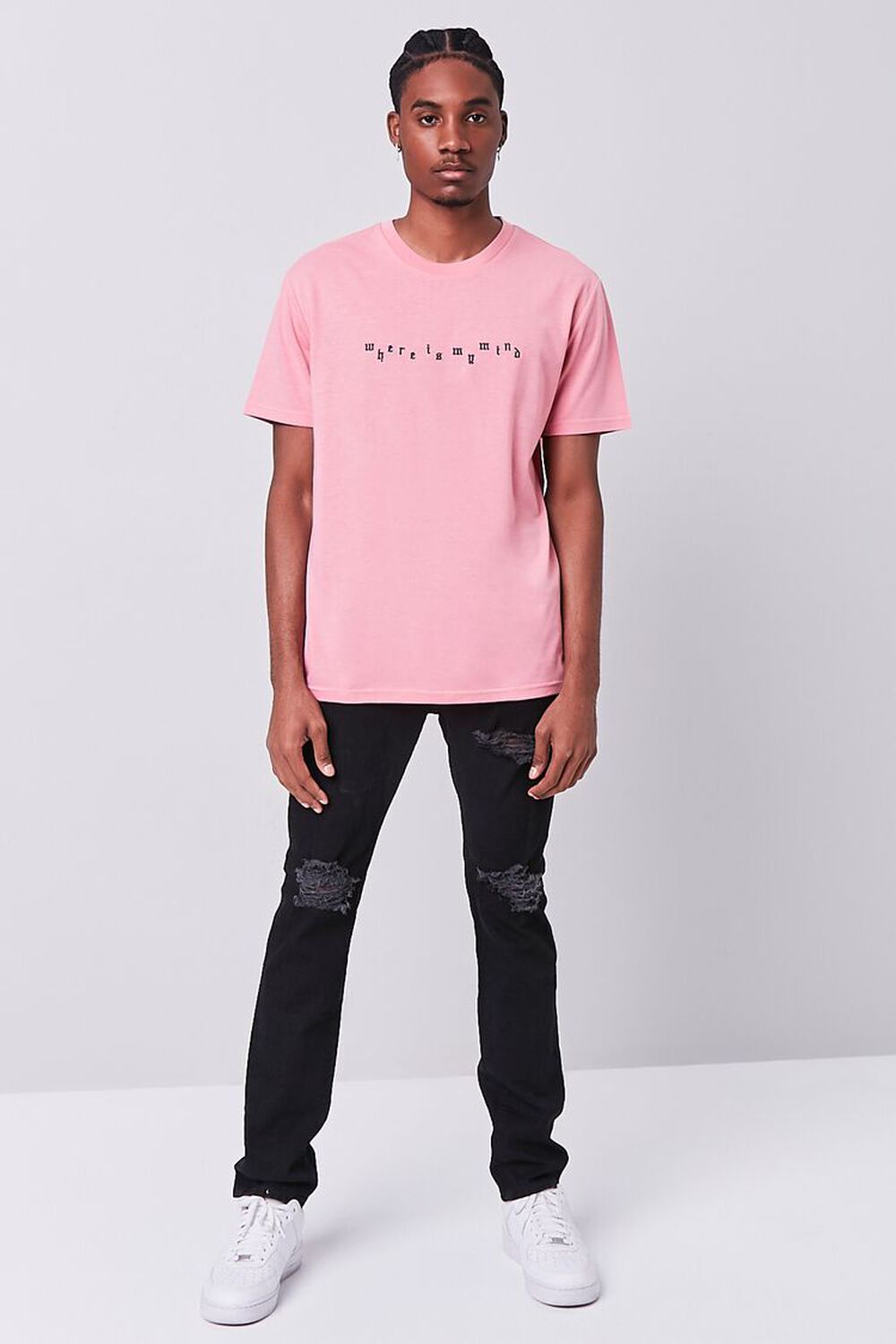 Mind Embroidered Graphic Tee