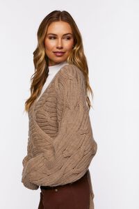 Wraparound Cable Knit Sweater, image 2