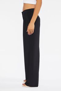 BLACK Relaxed High-Rise Crepe Pants, image 3