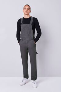 GREY Slim-Fit Utility Overalls, image 2