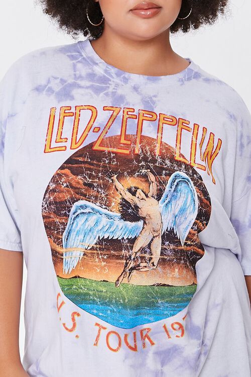 GREY/MULTI Plus Size Led Zeppelin Graphic Tee, image 5