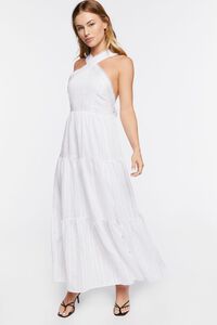 WHITE/MULTI Tiered Maxi Dress, image 3