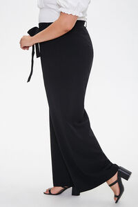 Plus Size Belted Wide-Leg Pants, image 3