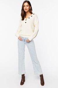 CREAM Open-Knit Buttoned Sweater, image 4