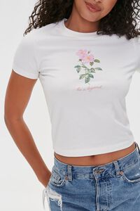 WHITE/MULTI Be a Legend Floral Graphic Tee, image 6