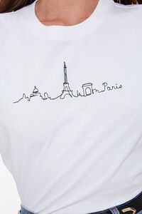 Embroidered Paris Graphic Tee, image 5