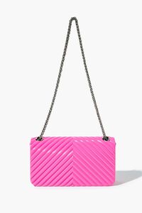 Chevron-Quilted Chain Crossbody Bag, image 4