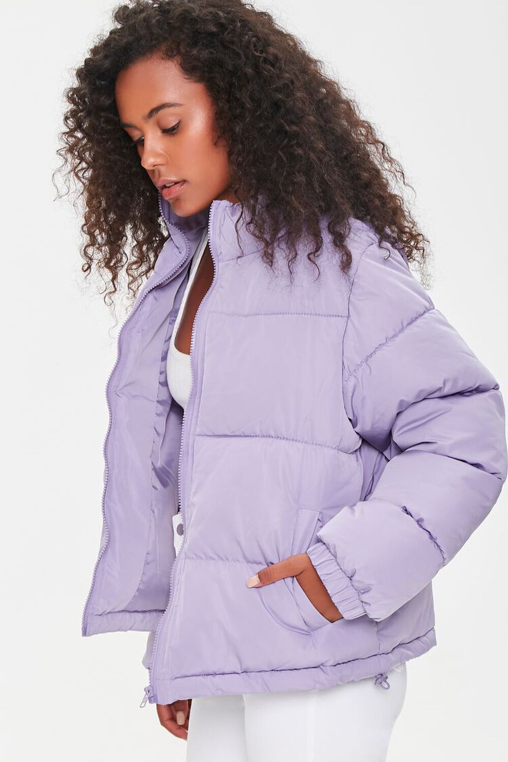LAVENDER Quilted Puffer Jacket, image 2