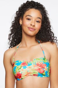 OASIS/MULTI Tropical Floral Print Bikini Top, image 4