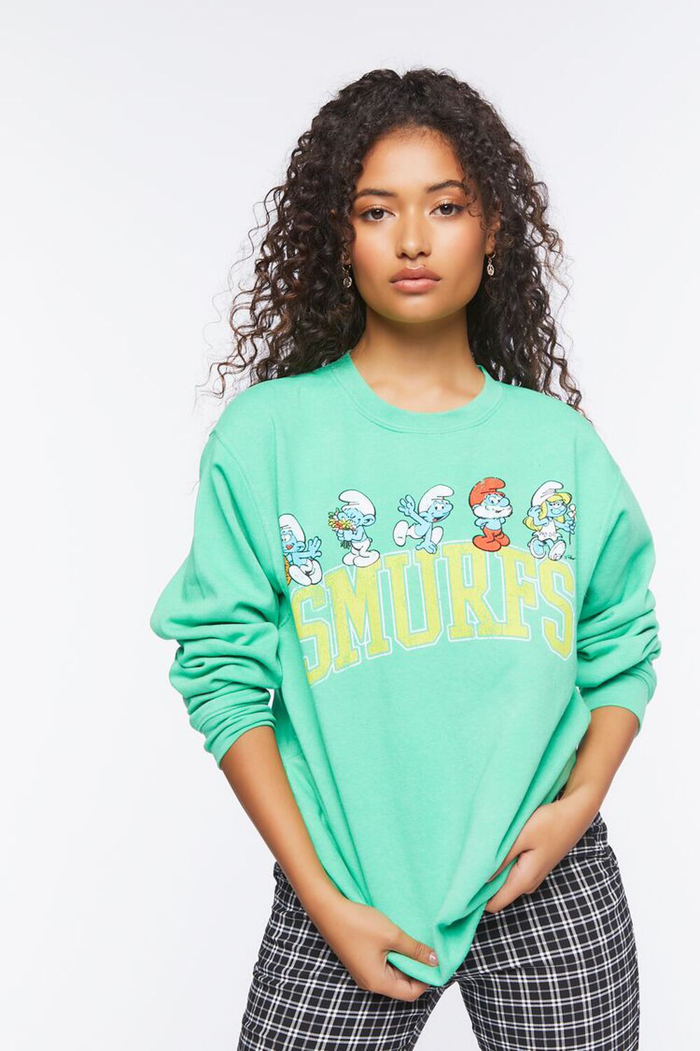 The Smurfs Graphic Fleece Pullover