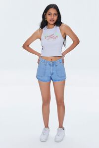 Paradise Found Graphic Cutout Crop Top, image 4