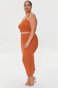 PRALINE Plus Size Crop Top & Maxi Skirt Set, image 2