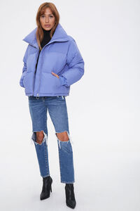 PERIWINKLE Pull-Ring Puffer Jacket, image 4