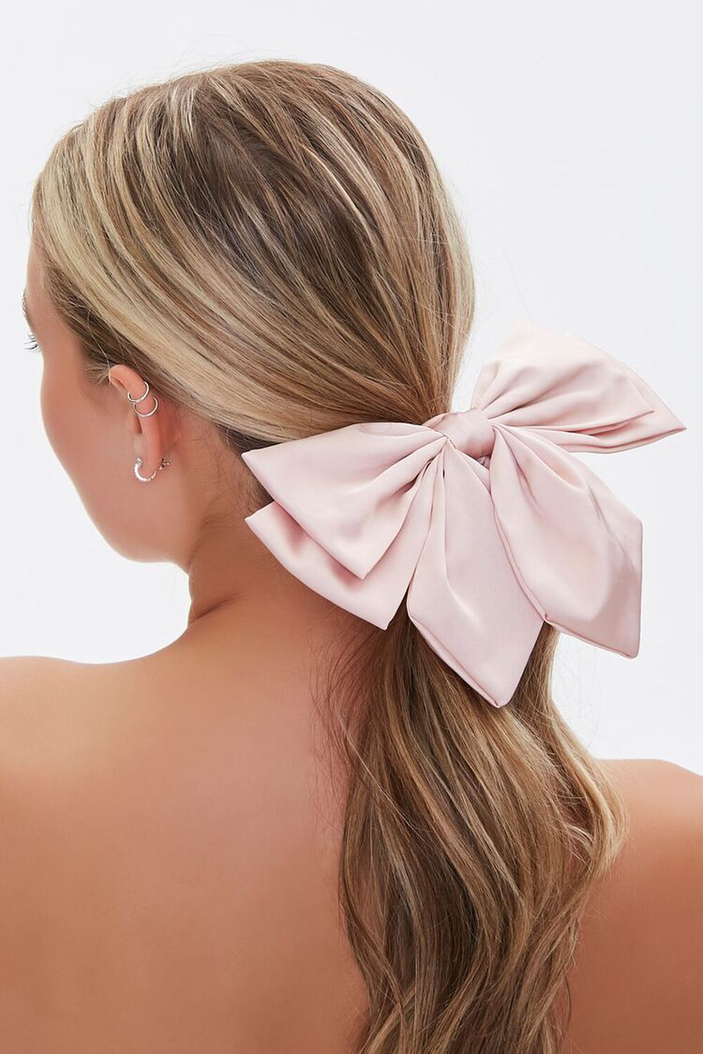 NUDE Layered Bow Scrunchie, image 1