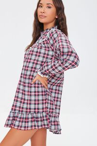 RED/WHITE Plaid Flannel Nightgown, image 2