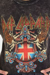 CHARCOAL/MULTI Def Leppard Graphic Cropped Tee, image 5