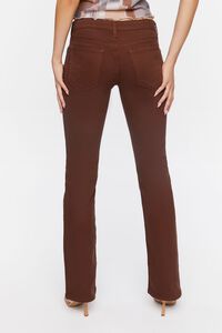 BROWN Low-Rise Bootcut Jeans, image 4