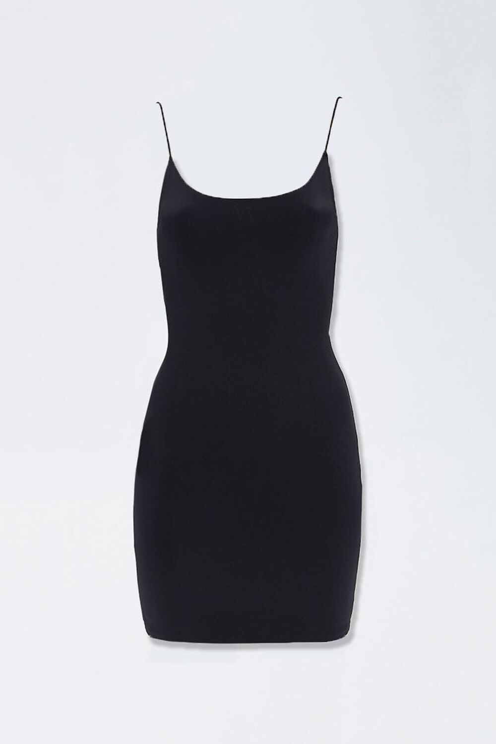 BLACK Scoop-Cut Cami Bodycon Dress, image 1