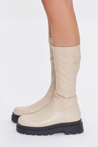 CREAM Faux Leather Calf-High Boots, image 2