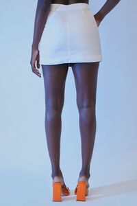 WHITE/BLACK FUBU Graphic Mini Skirt, image 4