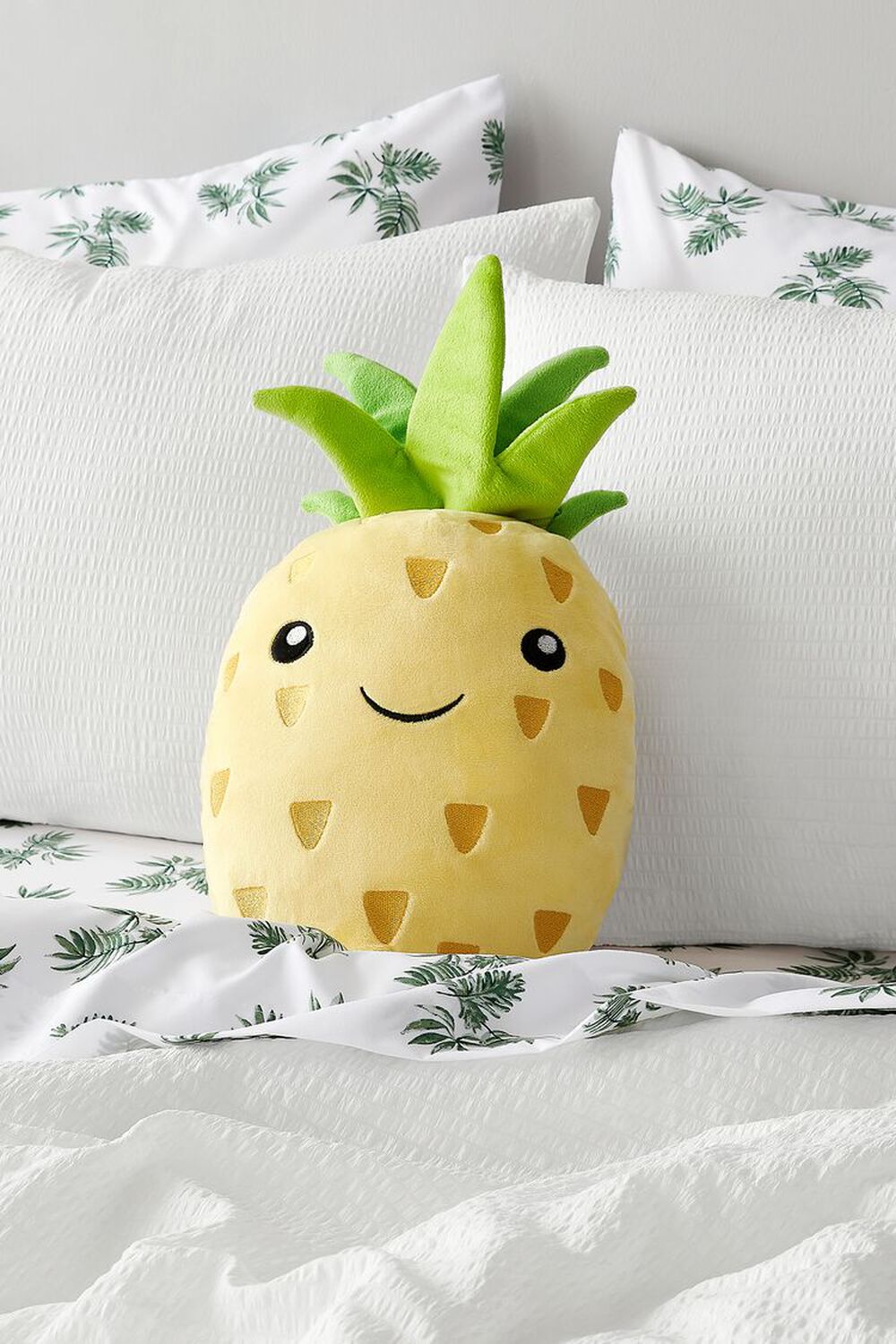 YELLOW/GREEN Pineapple Plush Throw Pillow, image 2