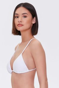 WHITE Triangle Bikini Top, image 2