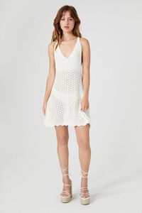 Crochet Y-Back Mini Dress, image 4