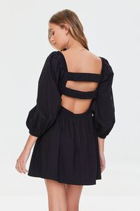 BLACK Fit & Flare Mini Dress, image 4