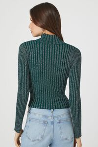 EMERALD Glitter Knit Turtleneck Sweater, image 3