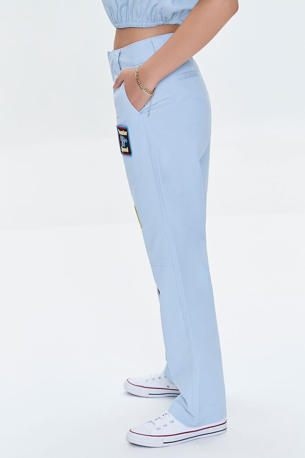 SKY BLUE 900 Series Club Patch Graphic Pants, image 3