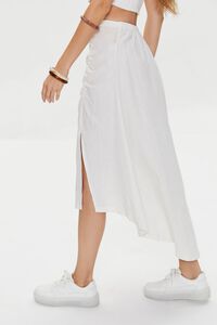 WHITE Kendall + Kylie Linen-Blend Skirt, image 3