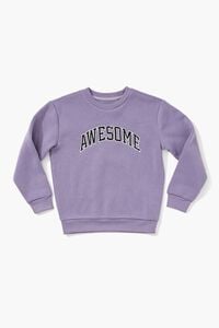 PURPLE/MULTI Kids Awesome Pullover (Girls + Boys), image 1