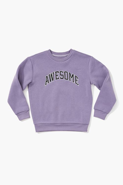 PURPLE/MULTI Girls Awesome Pullover (Kids), image 1