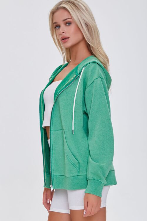 GREEN Fleece Zip-Up Jacket, image 2