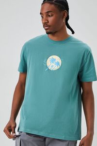 TEAL/MULTI Organically Grown Cotton Graphic Tee, image 7