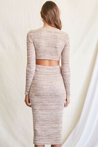 TAUPE Cutout Bodycon Dress, image 3