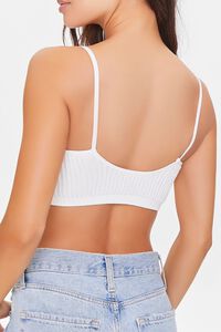 IVORY Seamless Lingerie Cropped Cami, image 3