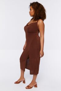 CHOCOLATE Plus Size Cowl Neck Midi Dress, image 5
