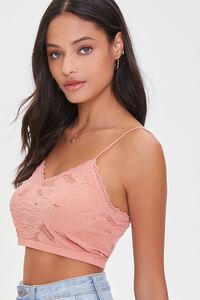 ROSE Embroidered Floral Lace Cami, image 2