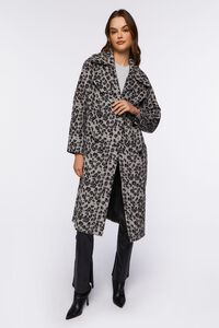 GREY/MULTI Leopard Print Duster Coat, image 6