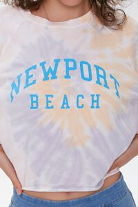 ORANGE/MULTI Tie-Dye Newport Beach Pullover, image 5