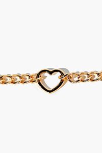 GOLD Cutout Heart Bracelet, image 3