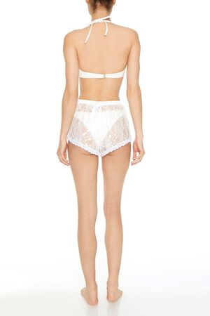 Lace Swim Cover-Up Shorts